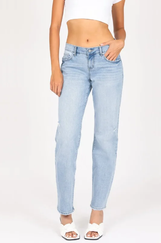 Women's denim jeans that fit well-Vintage Reunion Low Rise Baggy Jeans - Nostalgic Light Women's denim jeans that fit well-Vintage Reunion Low Rise Baggy Jeans - Nostalgic Light