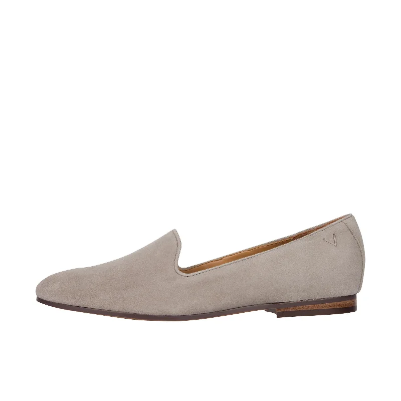 Affordable Suede Ankle Pumps for All-Day Wear--Vionic Womens Willa Slip On Flat Dark Taupe Suede