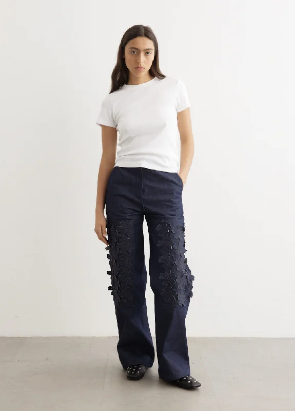 Women's denim jeans with a feminine style-Virginia Trousers