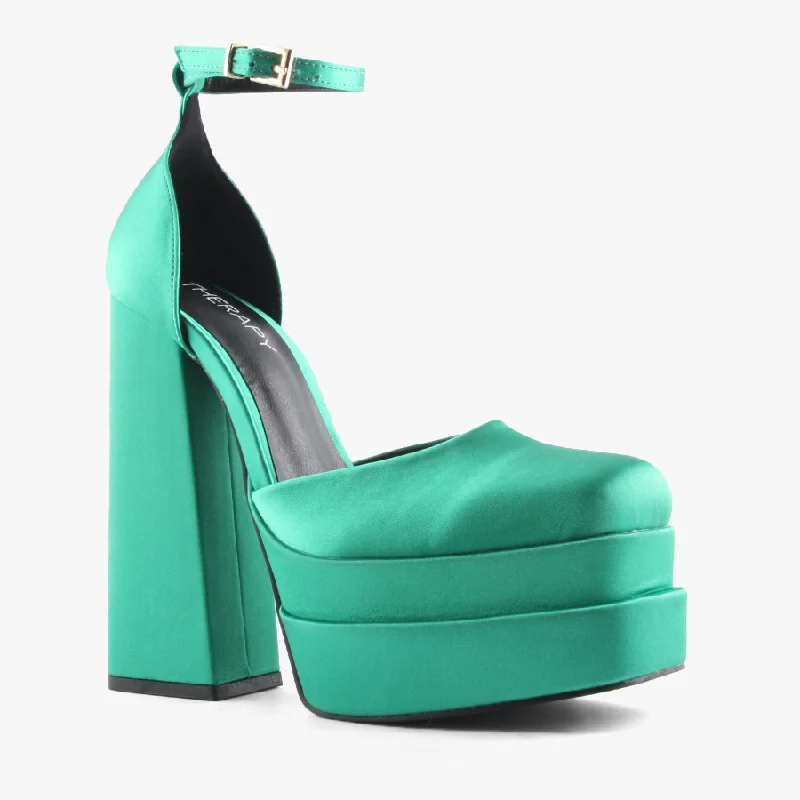 VIVA FERN SATINAffordable Satin Heels with a Luxe Touch