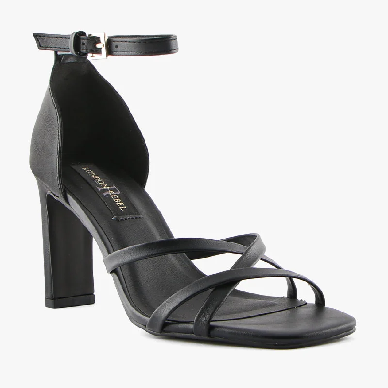 Versatile Heeled Sandals for Any Occasion---WATSON BLACK