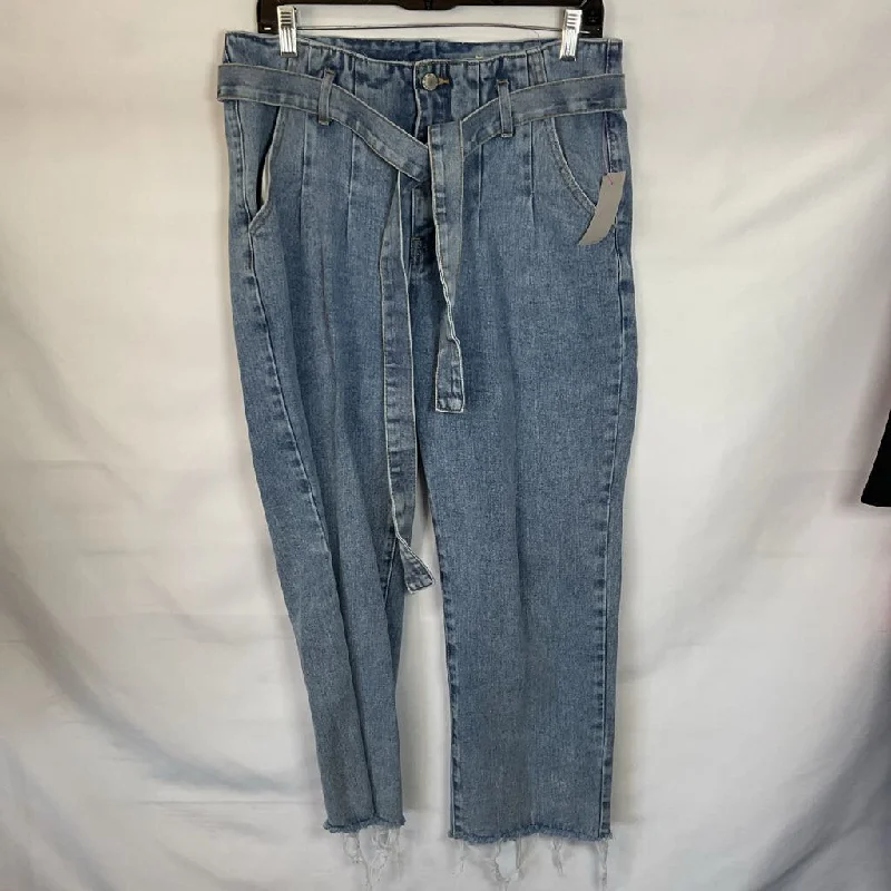 Women's denim jeans with a striped print-WISHLIST WOMEN'S JEANS 10