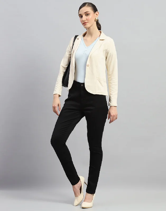 Women's denim jeans brand top 2025-Women Black Solid Slim Fit Denim