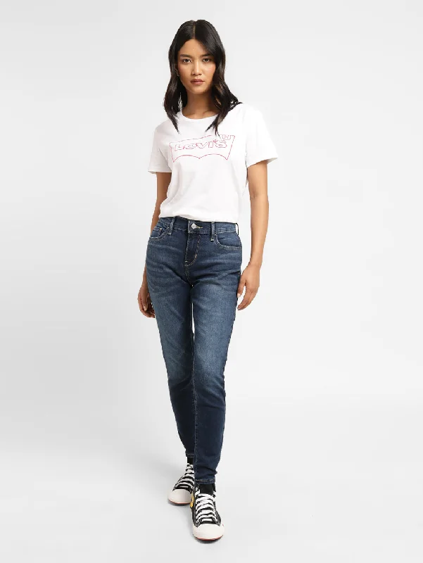 Women's denim jeans with a stud embellishment-Women's Mid Rise 710 Super Skinny Jeans Women's denim jeans with a stud embellishment-Women's Mid Rise 710 Super Skinny Jeans
