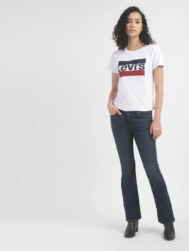 Women's denim jeans styled for fall-Women's Mid Rise 715 Bootcut Jeans