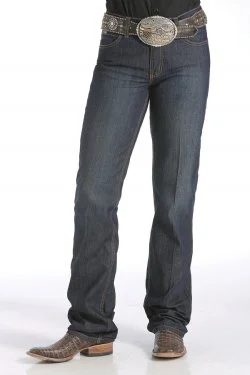 Women's denim jeans with a cuffed hem-Womens Cinch Relaxed fit -Jenna