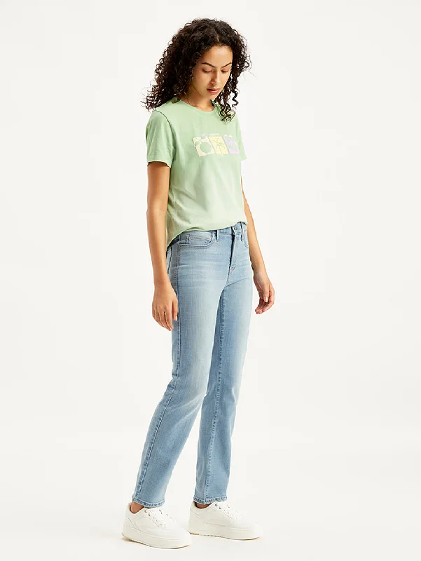 Women's denim jeans with a tencel fabric-Women's High Rise 314 Blue Jeans
