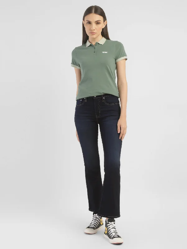 Women's denim jeans with a horn embellishment-Women's High Rise 725 Bootcut Jeans