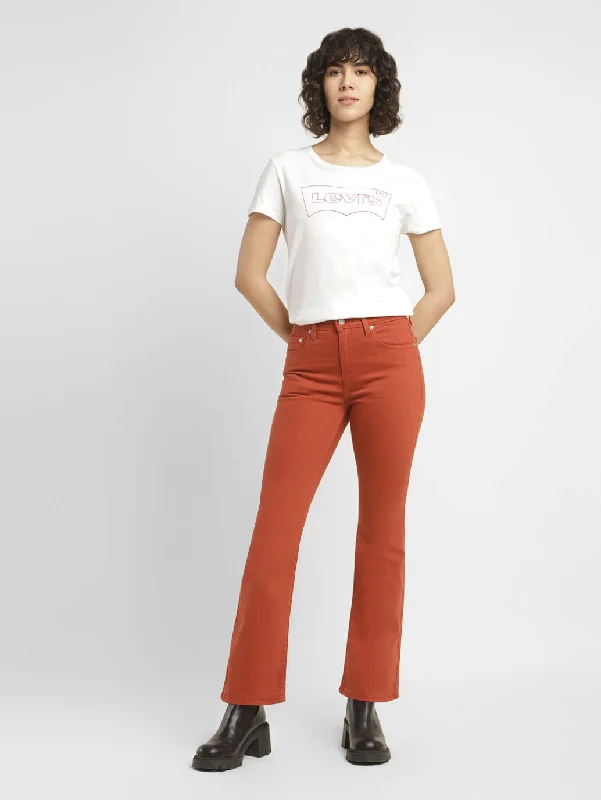Women's denim jeans with a bead embellishment-Women's High Rise 725 Bootcut Jeans