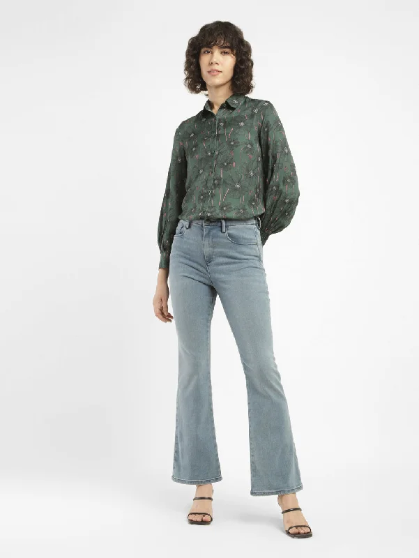 Women's denim jeans high to low fit-Women's High Rise 725 Bootcut Jeans