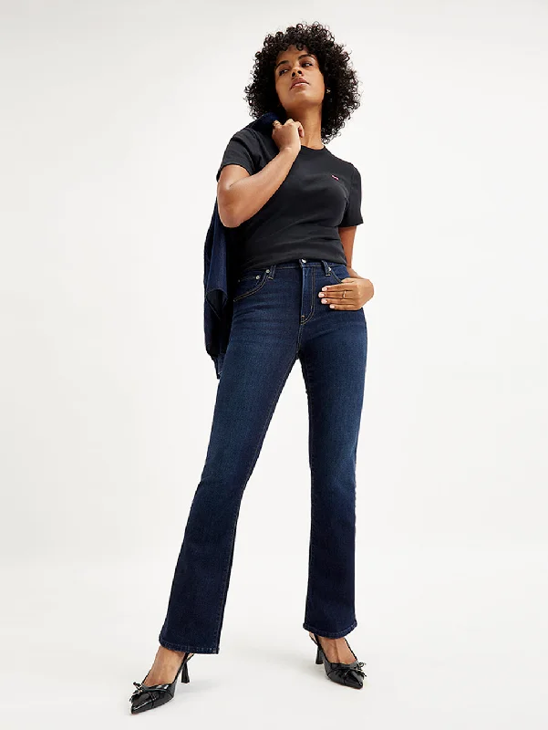 Women's denim jeans from influencer picks-Women's High Rise 725 Slim Bootcut Fit Navy Jeans Women's denim jeans from influencer picks-Women's High Rise 725 Slim Bootcut Fit Navy Jeans