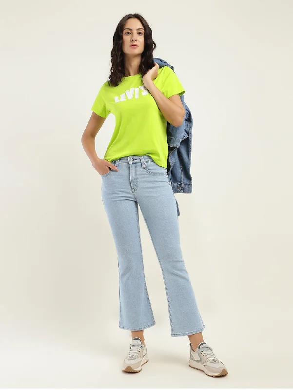 Women's denim jeans styled for winter-Women's High Rise 725 Slim Bootcut Jeans