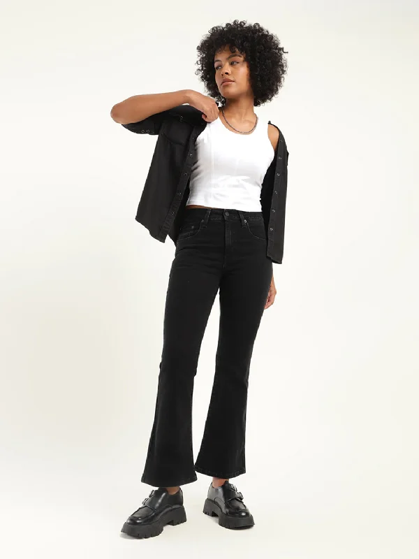 Women's denim jeans on online sale-Women's High Rise 725 Slim Bootcut Jeans