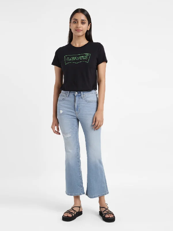 Women's denim jeans with a crystal embellishment-Women's High Rise 726 Bootcut Jeans Women's denim jeans with a crystal embellishment-Women's High Rise 726 Bootcut Jeans