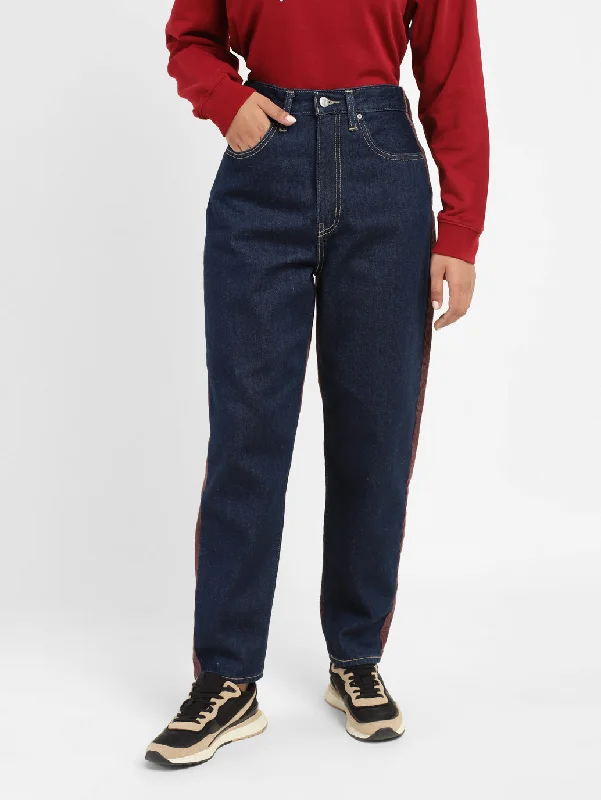 Women's denim jeans on brand plus stylish-Women's High Rise 80's Mom Loose Fit Jeans