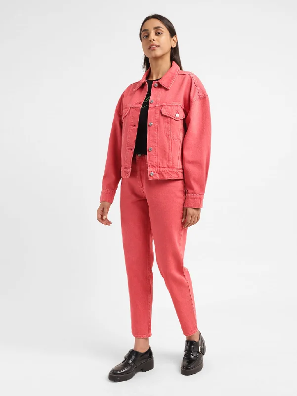 Women's denim jeans with a edgy style-Women's High Rise 80s New Mom Loose Fit Jeans