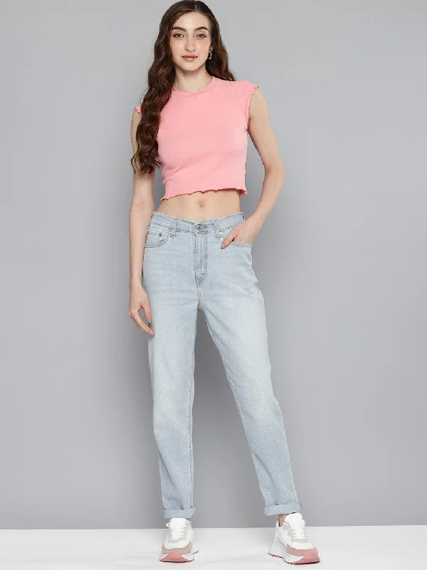 Women's denim jeans with a mythical creature embellishment-Women's High Rise 80's New Mom Jeans Women's denim jeans with a mythical creature embellishment-Women's High Rise 80's New Mom Jeans