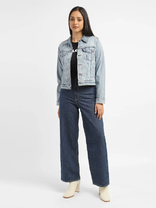 Women's denim jeans or best is to styled top-Women's High Rise Loose Fit Jeans