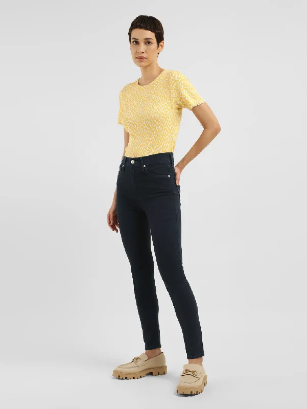 Women's denim jeans with a bead embellishment-Women's High Rise Mile High Skinny Fit Jeans Women's denim jeans with a bead embellishment-Women's High Rise Mile High Skinny Fit Jeans