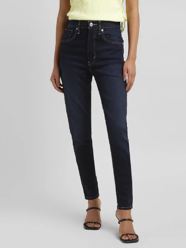 Women's denim jeans with a selvedge denim fabric-Women's High Rise Mile High Skinny Fit Jeans Women's denim jeans with a selvedge denim fabric-Women's High Rise Mile High Skinny Fit Jeans