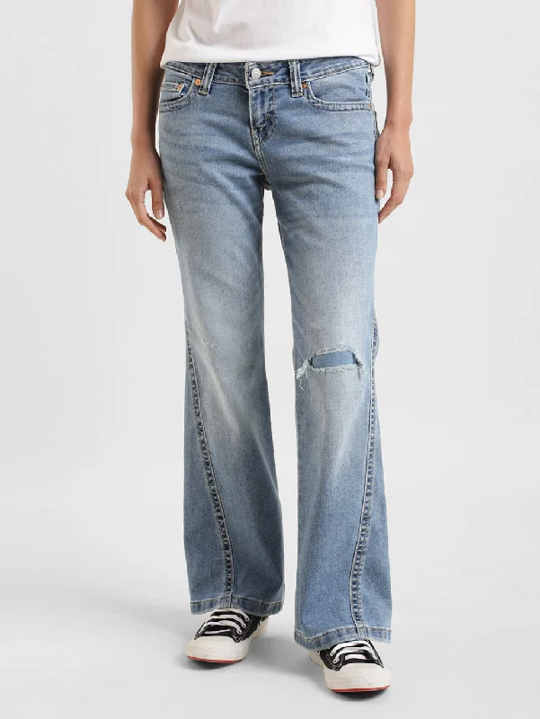 Women's denim jeans with a animal rights change cause design embellishment-Women's High Rise Bootcut Jeans Women's denim jeans with a animal rights change cause design embellishment-Women's High Rise Bootcut Jeans