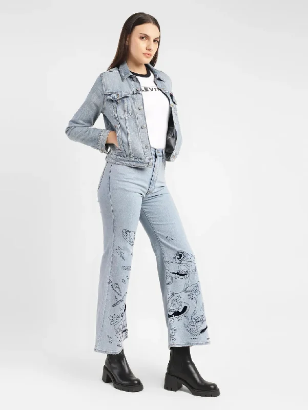 Women's denim jeans that fit well-Women's High Rise Ribcage Bootcut Jeans