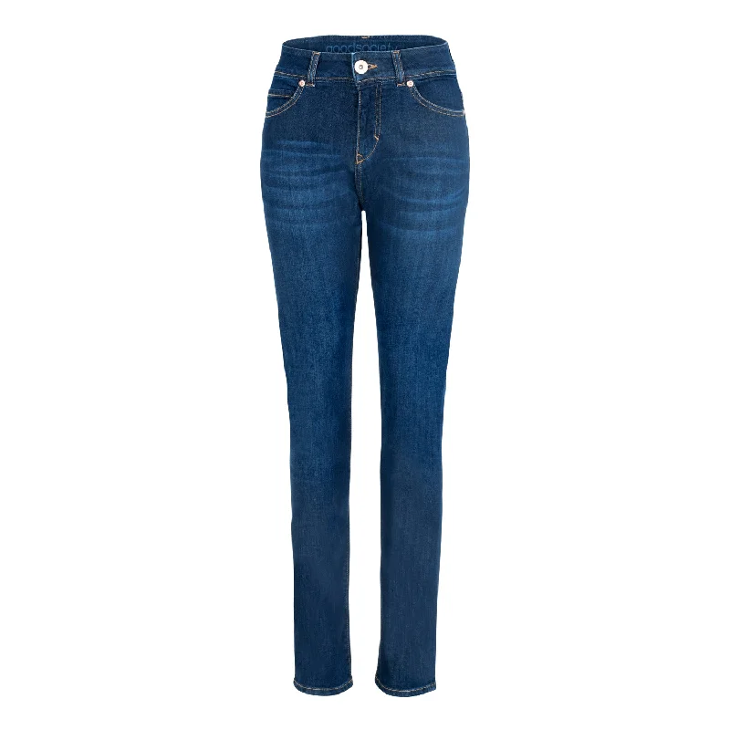 Women's denim jeans styled for spring-Womens High Rise Slim Jeans - Kyanos