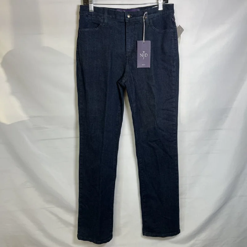 Women's denim jeans with a fur trim-WOMEN'S JEANS