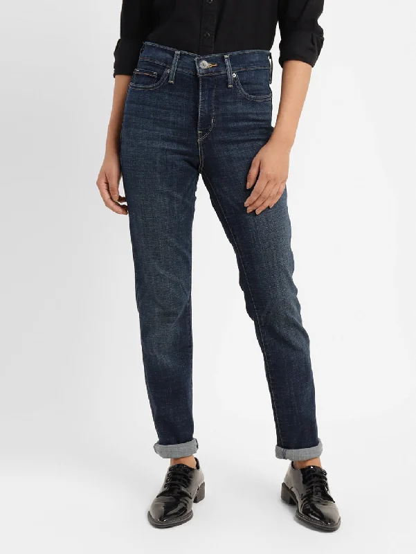 Women's denim jeans with a reptile embellishment-Women's High Rise 312 Slim Fit Jeans Women's denim jeans with a reptile embellishment-Women's High Rise 312 Slim Fit Jeans