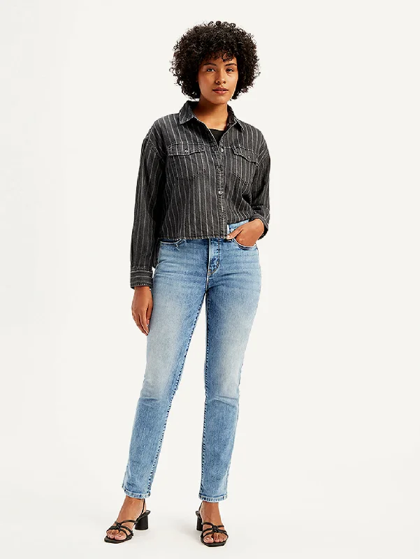 Women's denim jeans or best is to styled top-Women's Mid Rise 312 Slim Fit Light Blue Jeans Women's denim jeans or best is to styled top-Women's Mid Rise 312 Slim Fit Light Blue Jeans