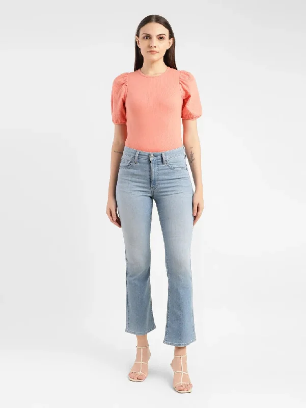 Women's denim jeans with a human rights change cause design embellishment-Women's Mid Rise 315 Bootcut Jeans Women's denim jeans with a human rights change cause design embellishment-Women's Mid Rise 315 Bootcut Jeans