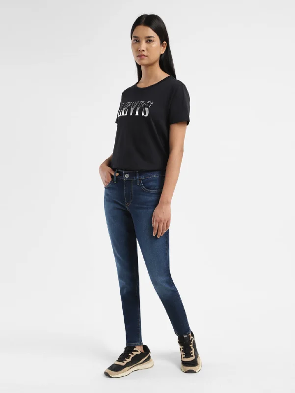 Women's denim jeans with a sequin embellishment-Women's Mid Rise 710 Super Skinny Fit Jeans Women's denim jeans with a sequin embellishment-Women's Mid Rise 710 Super Skinny Fit Jeans