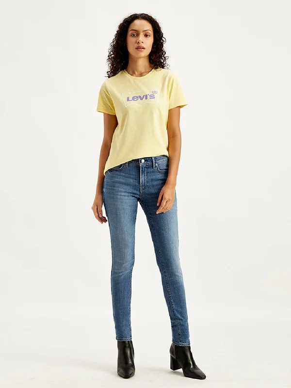 Women's denim jeans new look great with stylist-Women's Mid Rise 711 Skinny Blue Jeans Women's denim jeans new look great with stylist-Women's Mid Rise 711 Skinny Blue Jeans