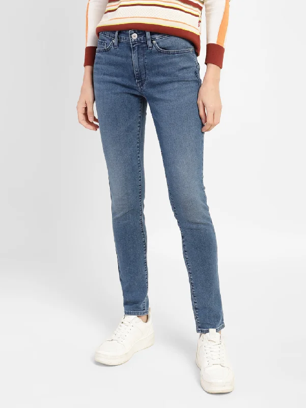 Women's denim jeans with a mid stretch fabric-Women's Mid Rise 711 Skinny Fit Jeans Women's denim jeans with a mid stretch fabric-Women's Mid Rise 711 Skinny Fit Jeans