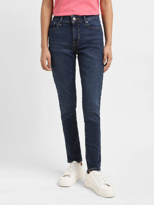 Women's denim jeans with a ethnic design embellishment-Women's Mid Rise 711 Skinny Fit Jeans Women's denim jeans with a ethnic design embellishment-Women's Mid Rise 711 Skinny Fit Jeans