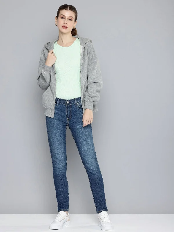 Women's denim jeans with a cultural design embellishment-Women's Mid Rise 711 Skinny Fit Jeans Women's denim jeans with a cultural design embellishment-Women's Mid Rise 711 Skinny Fit Jeans