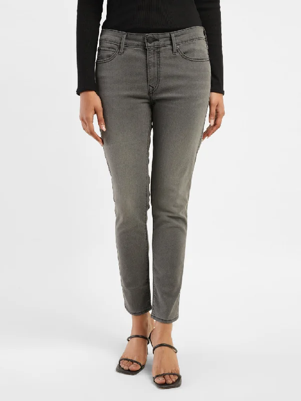Women's denim jeans with a abstract print-Women's Mid Rise 711 Skinny Fit Jeans