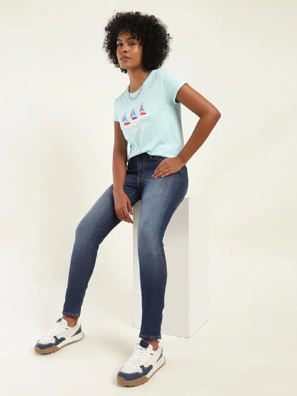 Women's denim jeans best to style-Women's Mid Rise 711 Skinny Fit Jeans
