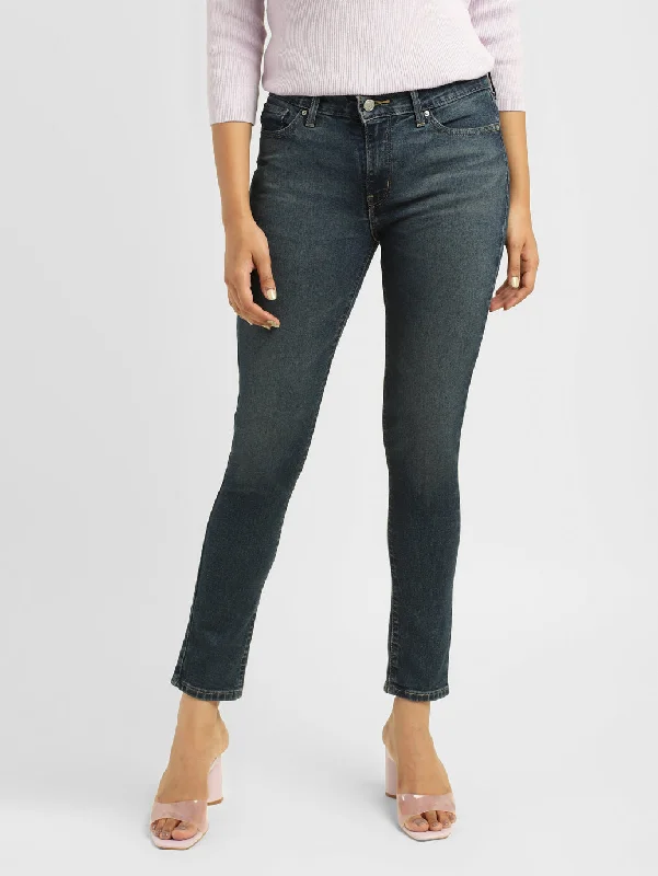 Women's denim jeans with a hook and eye closure-Women's Mid Rise 711 Skinny Fit Jeans Women's denim jeans with a hook and eye closure-Women's Mid Rise 711 Skinny Fit Jeans