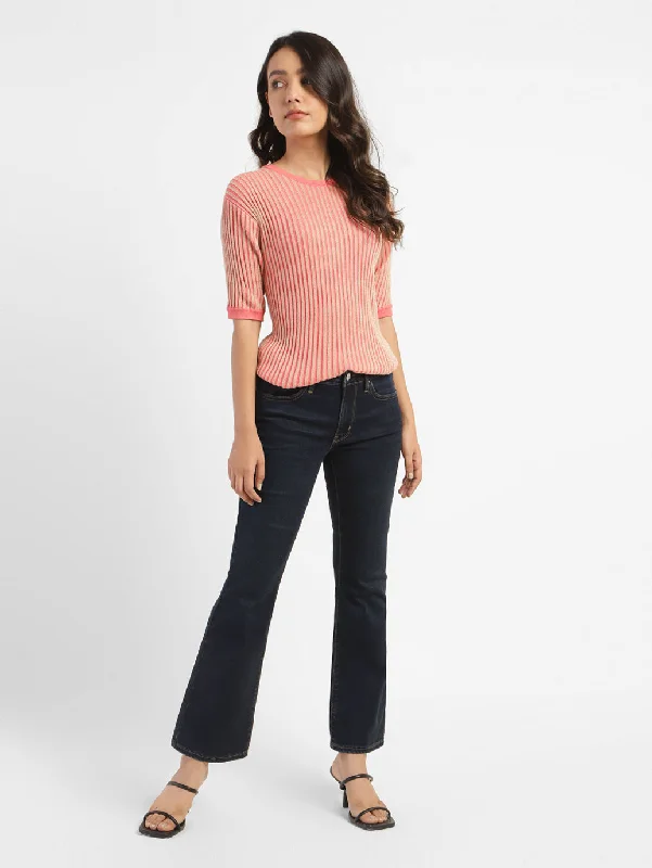 Women's denim jeans with a peace change cause design embellishment-Women's Mid Rise 715 Bootcut Jeans Women's denim jeans with a peace change cause design embellishment-Women's Mid Rise 715 Bootcut Jeans