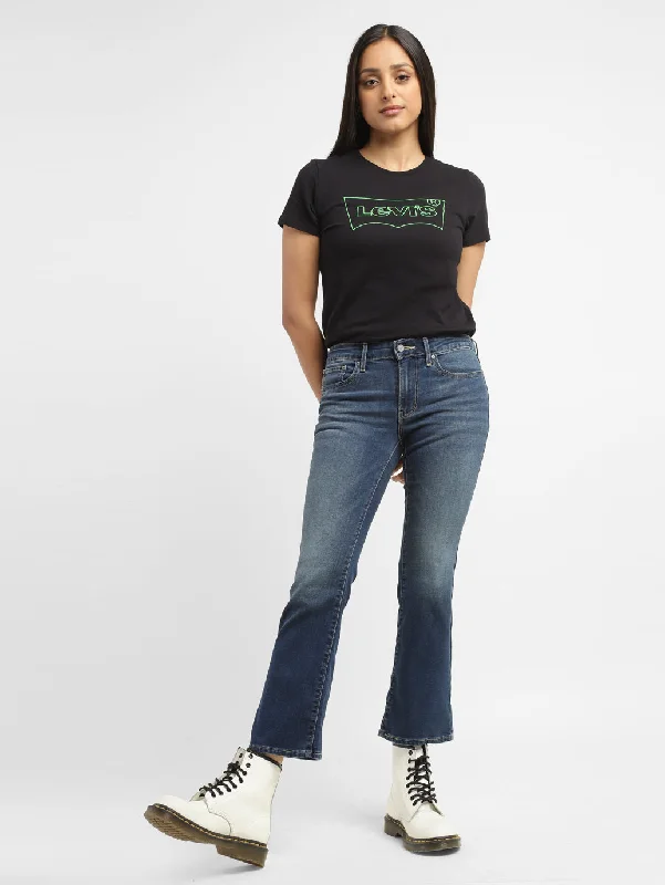 Women's denim jeans with sandals outfit-Women's Mid Rise 715 Bootcut Jeans