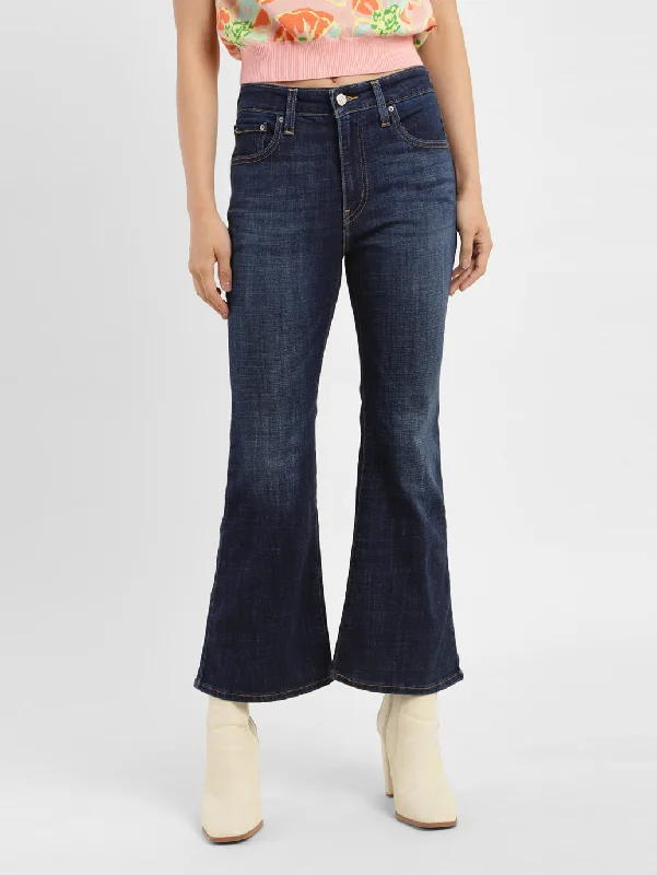 Women's denim jeans with recycled materials-Women's 726 Highrise Flare Jeans