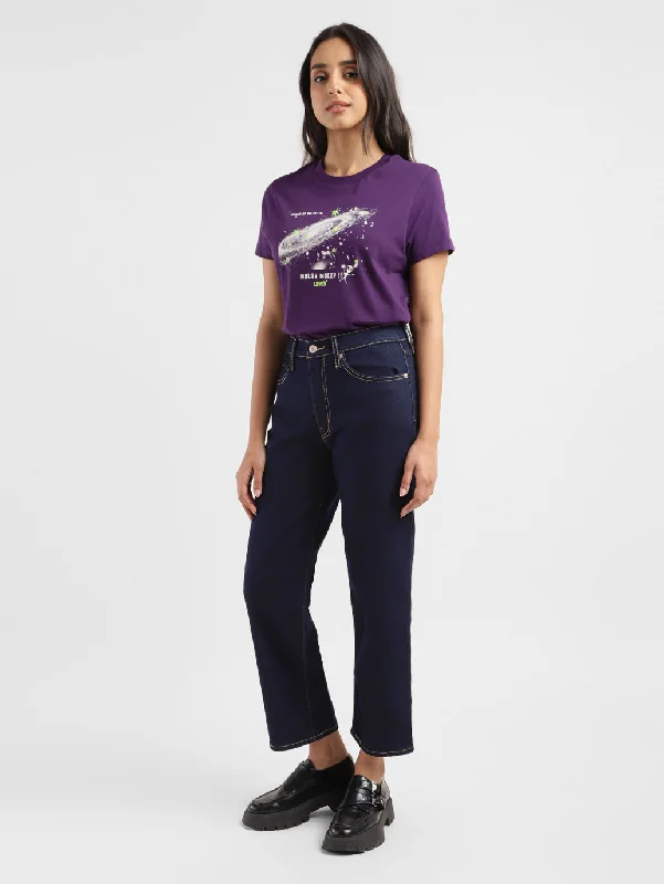 Women's denim jeans with a religious design embellishment-Women's Mid Rise 94 Baggy Fit Jeans Women's denim jeans with a religious design embellishment-Women's Mid Rise 94 Baggy Fit Jeans