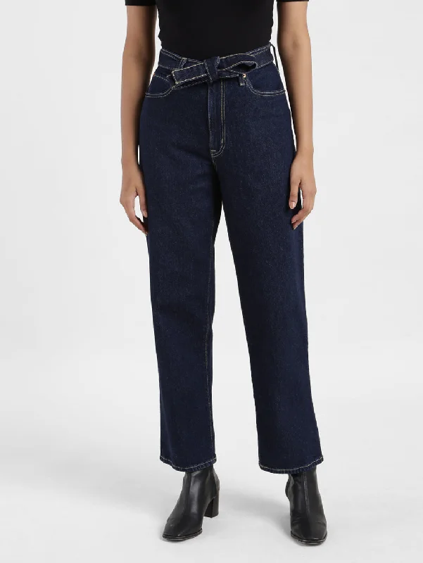 Women's denim jeans brand top 2025-Women's Mid Rise 94 Baggy Loose Straight Fit Jeans