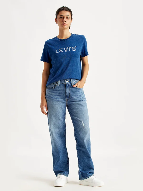 Women's denim jeans denim with best and Denim-Women's Mid Rise 94 Baggy Wide Leg Blue Jeans Women's denim jeans denim with best and Denim-Women's Mid Rise 94 Baggy Wide Leg Blue Jeans
