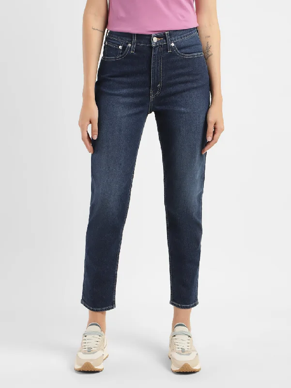 Women's denim jeans with a feminine style-Women's Straight Fit Jeans