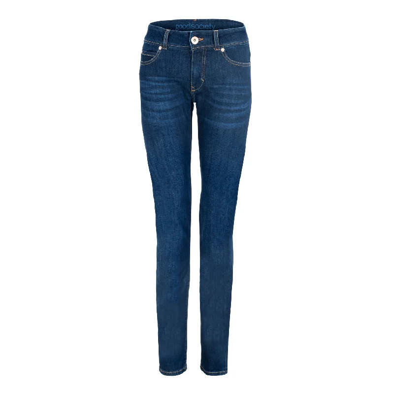 Women's denim jeans with a memorial change cause design embellishment-Womens Slim Jeans - Kyanos Women's denim jeans with a memorial change cause design embellishment-Womens Slim Jeans - Kyanos