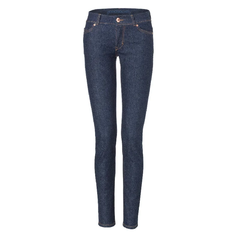 Women's denim jeans with a support change cause design embellishment-Womens Slim Jeans - Raw One Wash Women's denim jeans with a support change cause design embellishment-Womens Slim Jeans - Raw One Wash