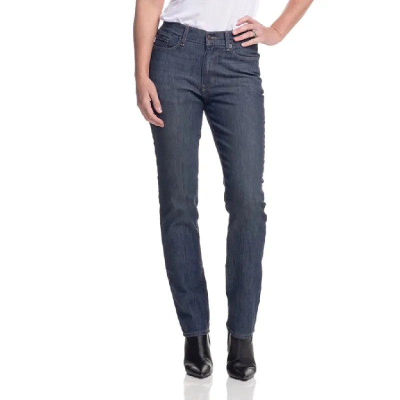 Women's denim jeans party it stylish high-Women's Straight Leg Stretch Jean