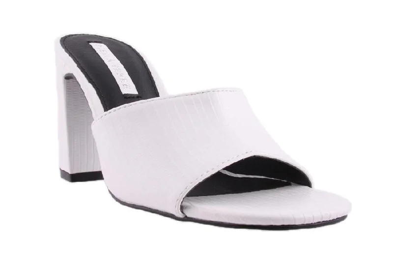 Versatile Heeled Sandals for Any Occasion---ZAHRA WHITE REPTILE